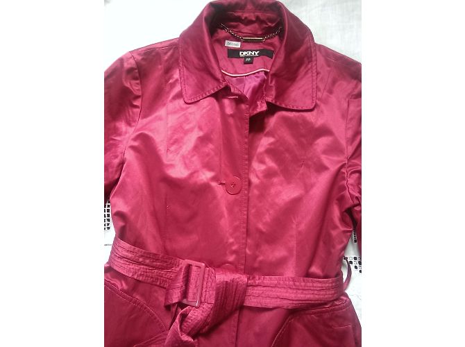 Trench Coat Dkny Rosa de Algodão - vista 6