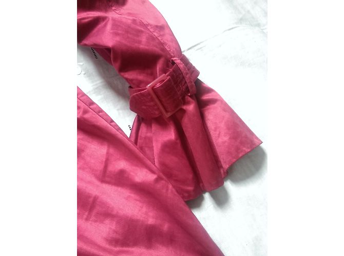 Trench Coat Dkny Rosa de Algodão - vista 7