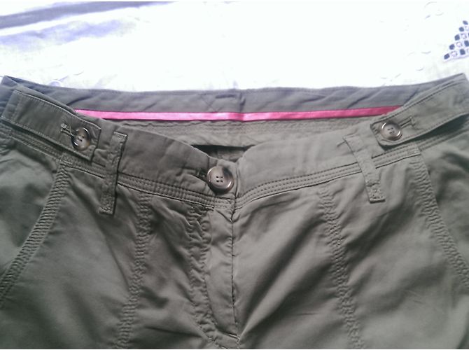 Trussardi Jeans Hose Grün Khaki mit Multitaschen - Ansicht 9