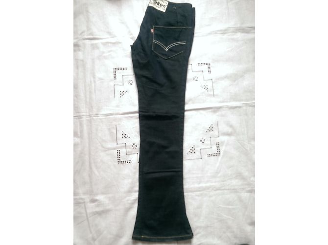 Jeans Levi's Taglio Flare Blu Cotone - vista 5