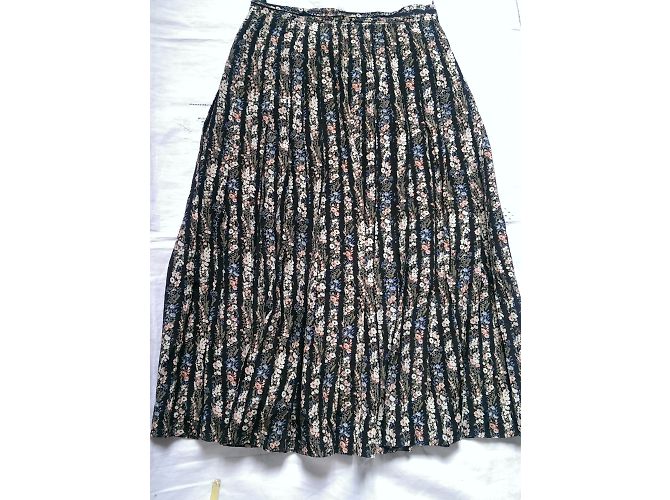 Autre Marque Falda plisada de seda Bernard Danae Multicolor - vista 3