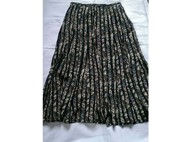 Autre Marque Falda plisada de seda Bernard Danae Multicolor - vista 6