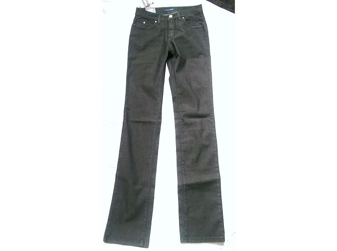 Trussardi Jeans Jeans Trussardi Corte Recto Gris - vista 3