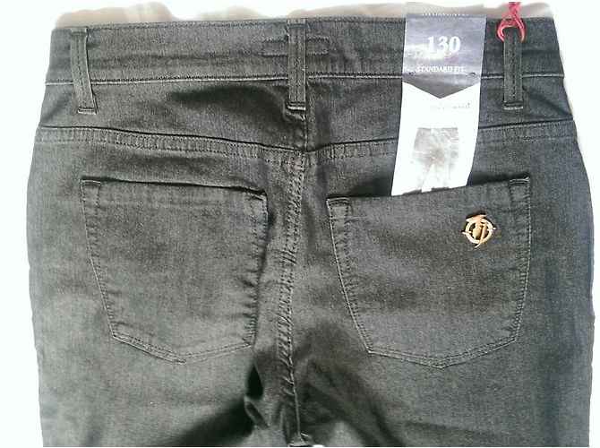 Trussardi Jeans Jeans Trussardi Corte Recto Gris - vista 6