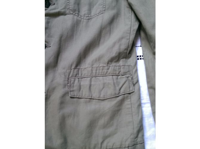 Giacca Blazer Calvin Klein Verde Cotone Lino M - vista 8