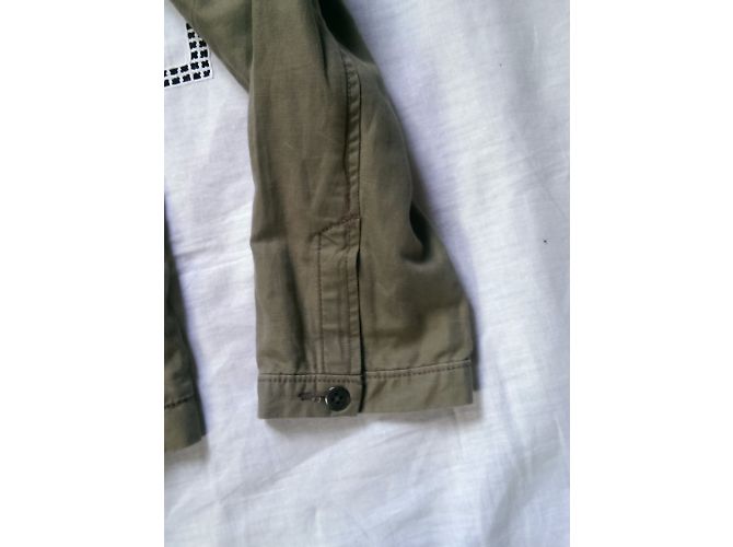 Giacca Blazer Calvin Klein Verde Cotone Lino M - vista 9