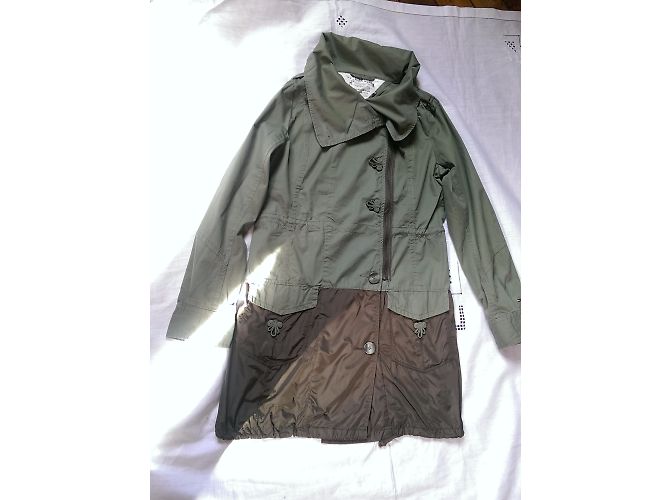 Chaqueta Tommy Hilfiger Verde de Algodón y Nailon Talla S - vista 5