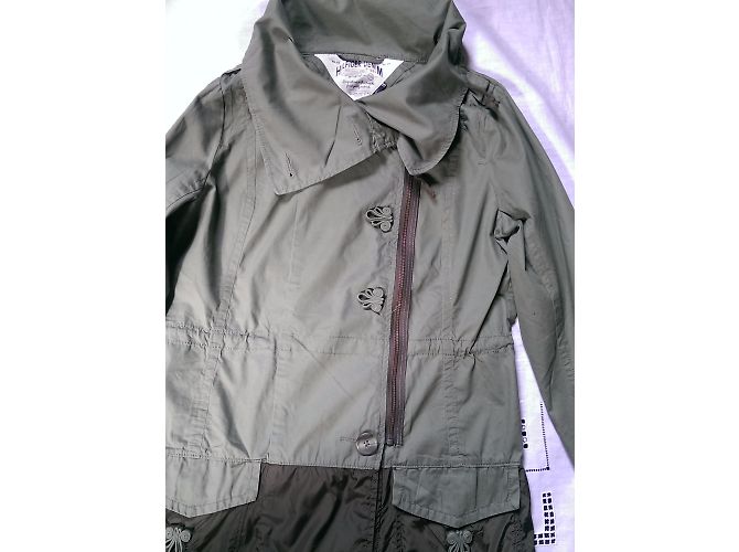 Chaqueta Tommy Hilfiger Verde de Algodón y Nailon Talla S - vista 6