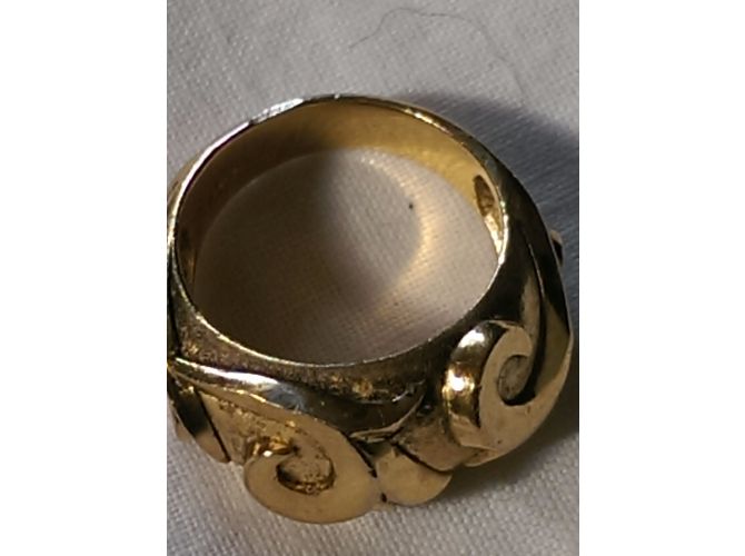 Lanvin Ring aus vergoldetem Silber Größe 60 Golden - Ansicht 3