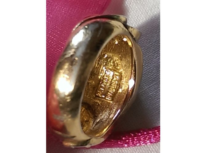 Lanvin Ring aus vergoldetem Silber Größe 60 Golden - Ansicht 5