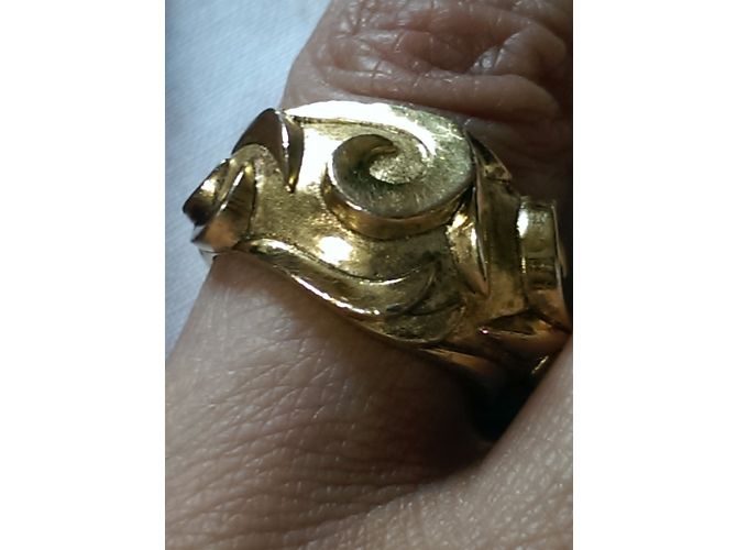 Lanvin Ring aus vergoldetem Silber Größe 60 Golden - Ansicht 9