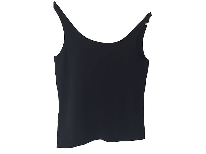 Top sin mangas negro Max Mara Talla 42 - vista 2