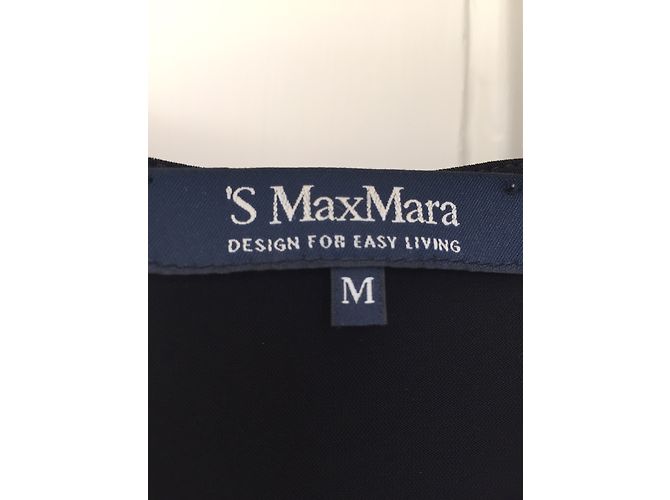 Top sin mangas negro Max Mara Talla 42 - vista 4