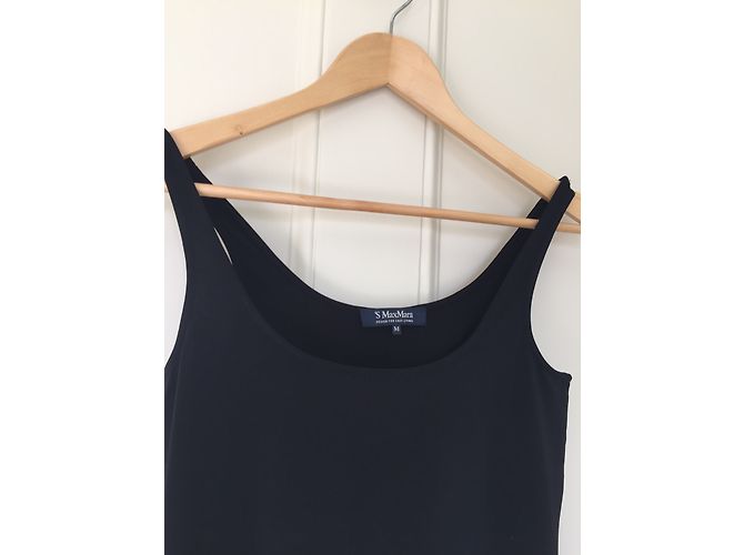 Top sin mangas negro Max Mara Talla 42 - vista 5