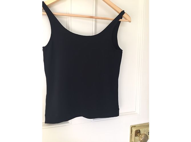 Top sin mangas negro Max Mara Talla 42 - vista 6