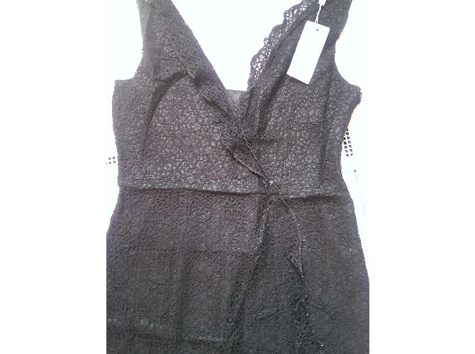 Philosophy Di Alberta Ferretti Kleid aus schwarzer Spitze - Ansicht 4
