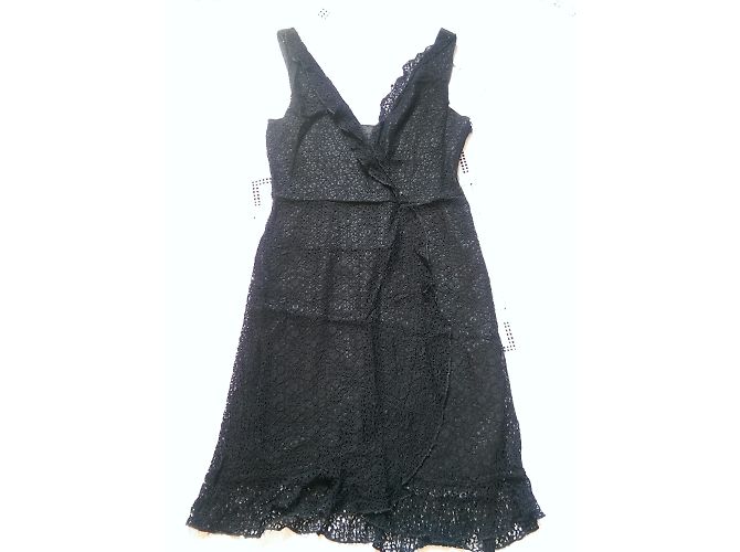 Philosophy Di Alberta Ferretti Kleid aus schwarzer Spitze - Ansicht 5