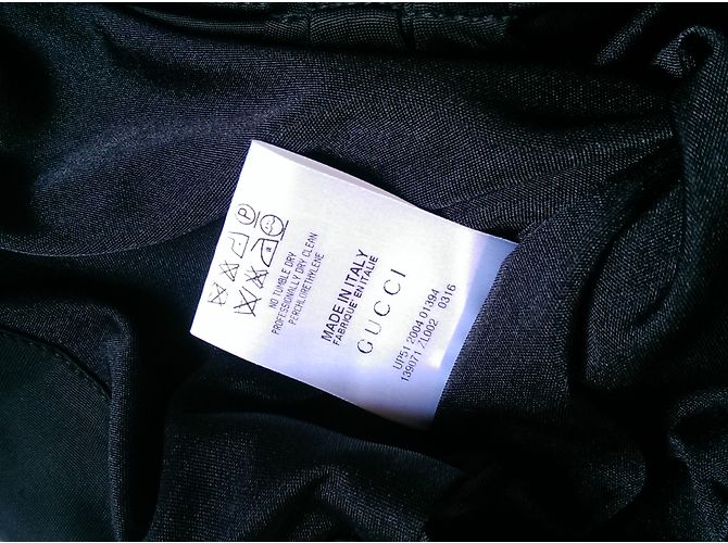 Gonna Gucci nera in seta e viscosa Nero - vista 10