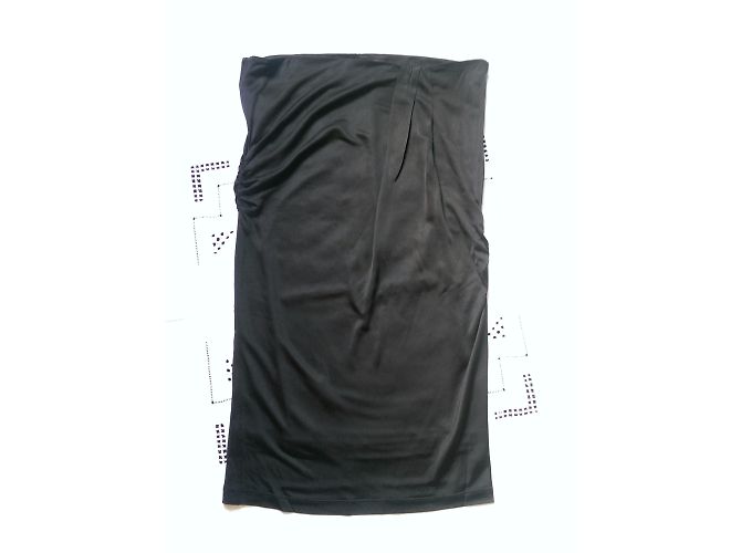 Gonna Gucci nera in seta e viscosa Nero - vista 3