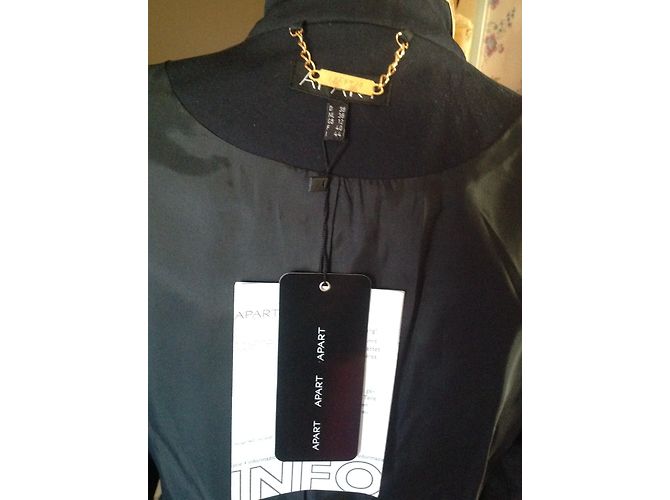 Autre Marque Blazer APART Nero con Ricami Beige - vista 6