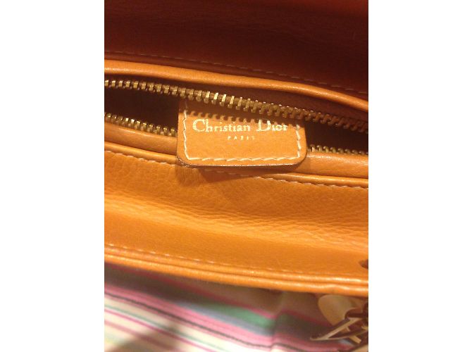 Bolsa de mão Christian Dior Lady Dior em couro marrom claro Castanho claro - vista 16