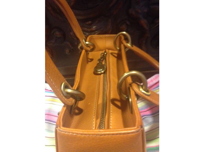 Bolsa de mão Christian Dior Lady Dior em couro marrom claro Castanho claro - vista 5