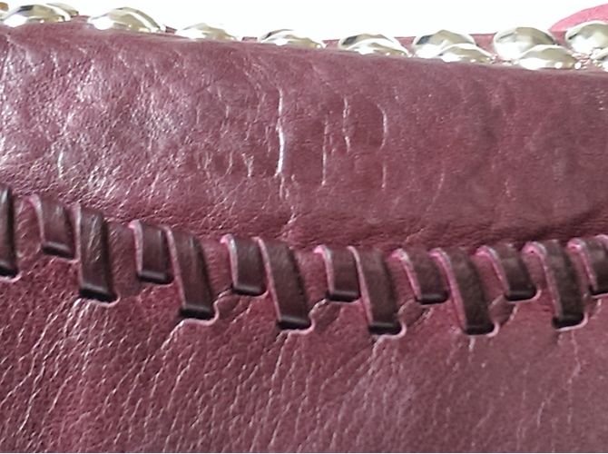 Sonia Rykiel Albert Lammledertasche Pflaume - Ansicht 8