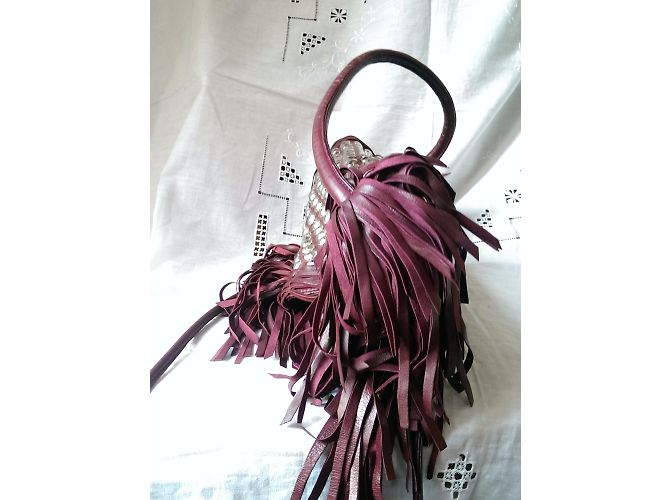 Sonia Rykiel Albert Lammledertasche Pflaume - Ansicht 9