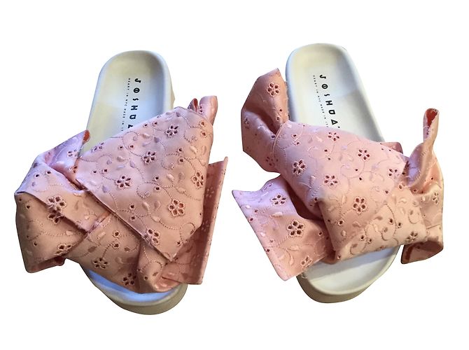 Joshua Sanders Mules Rosa - vista 2