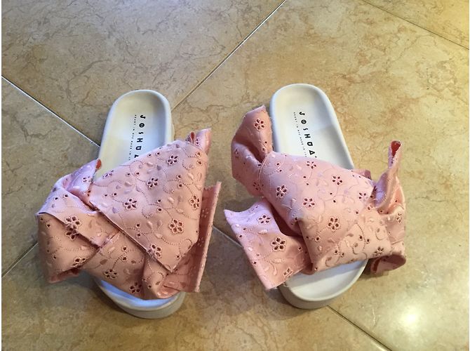 Joshua Sanders Mules Rosa - vista 4