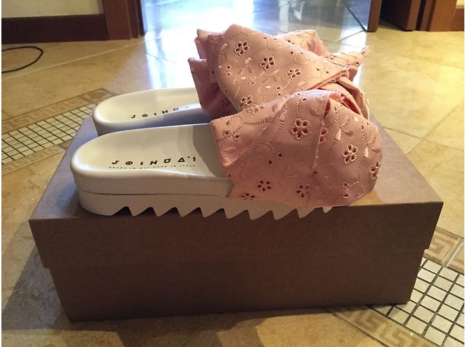 Joshua Sanders Mules Rosa - vista 6