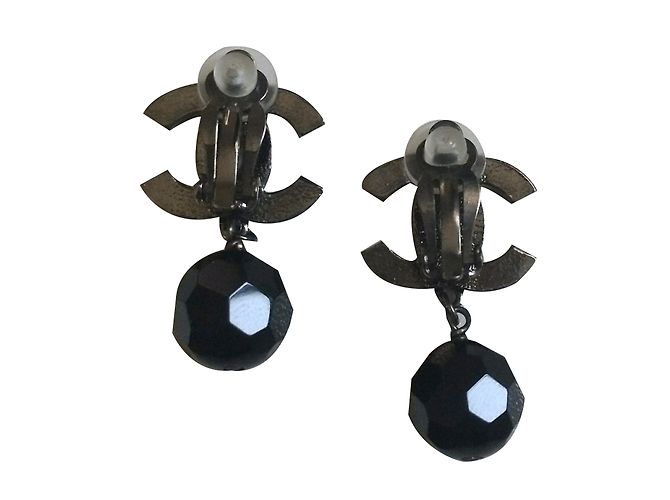 Chanel Brincos Preto - vista 2