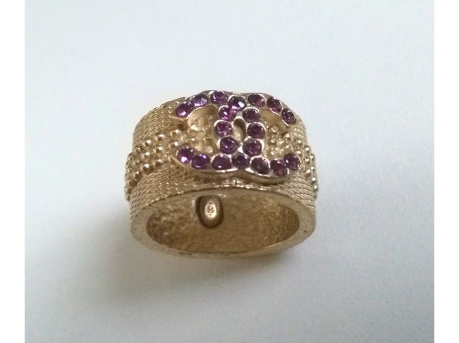 Chanel Ring Golden Metal ref.37683 - Joli Closet