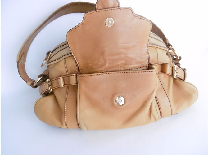 Céline Borsa a mano in pelle con logo Celine - vista 9