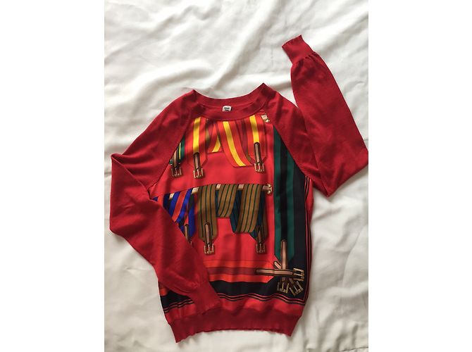 Hermès Pull, Gilet Rouge - vue 3