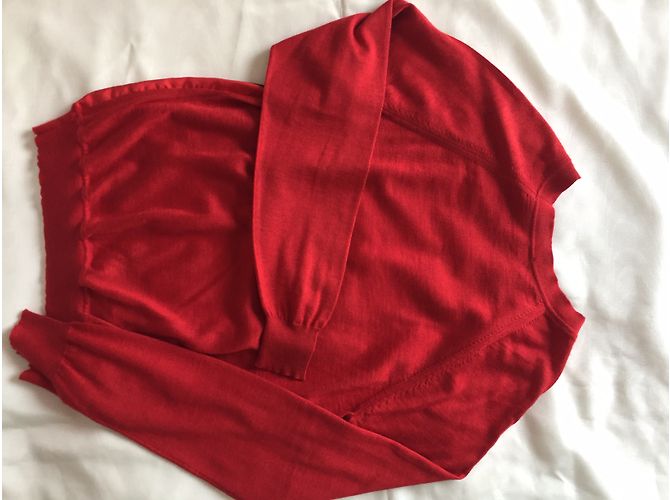 Hermès Pull, Gilet Rouge - vue 4