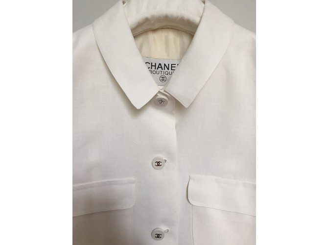Chanel Chaqueta Blanco - vista 5