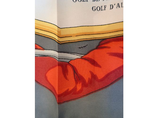 Hermès Silk scarf Multiple colors Grey - view 7