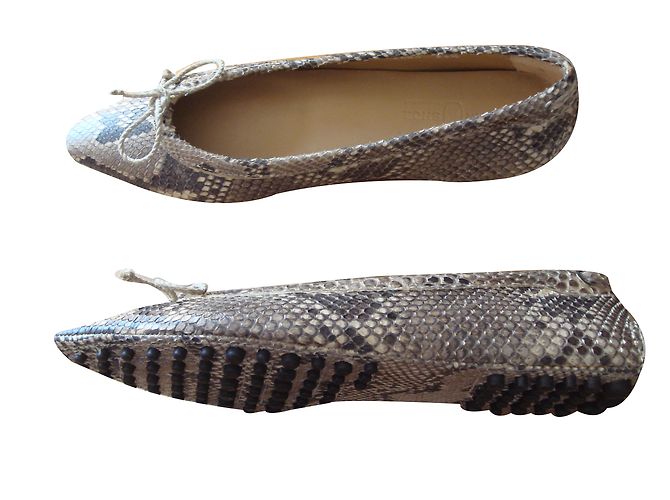 Car Shoes Ballerinas aus Python Grau - Ansicht 2