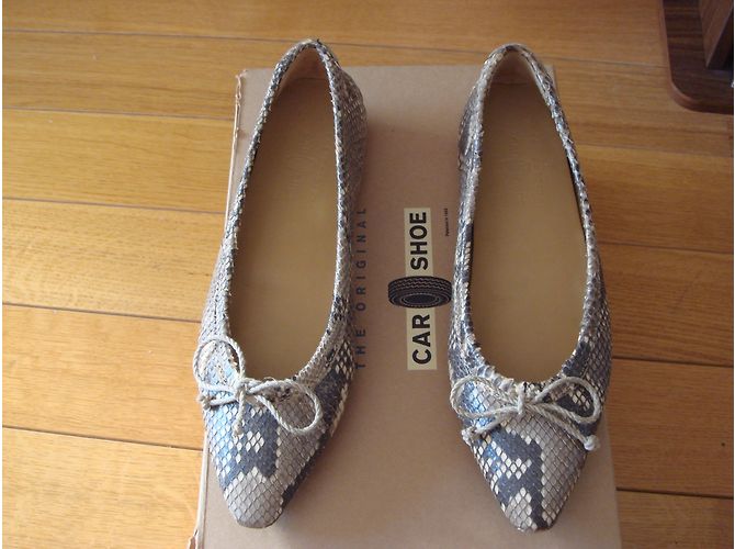 Car Shoes Ballerinas aus Python Grau - Ansicht 3