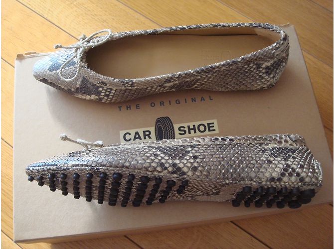 Car Shoes Ballerinas aus Python Grau - Ansicht 4