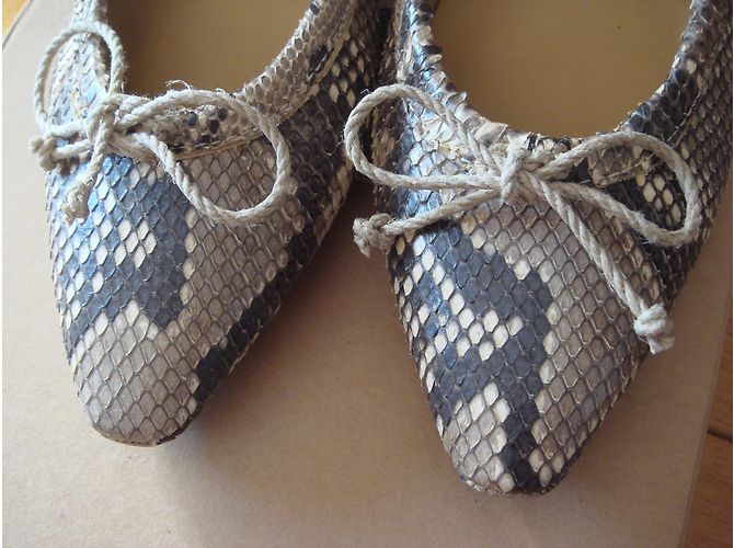 Car Shoes Ballerinas aus Python Grau - Ansicht 9
