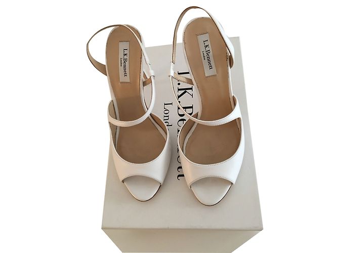 Sandali Lk Bennett in pelle bianca Bianco - vista 2