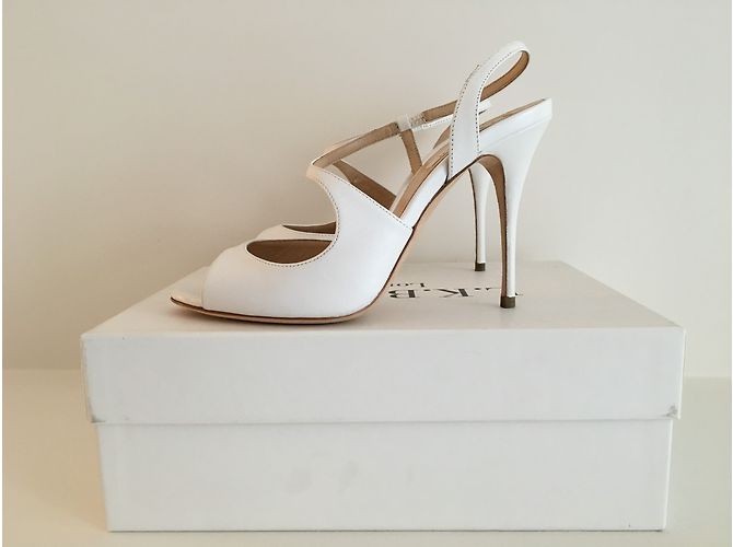 Sandali Lk Bennett in pelle bianca Bianco - vista 3