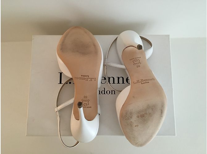 Sandali Lk Bennett in pelle bianca Bianco - vista 6