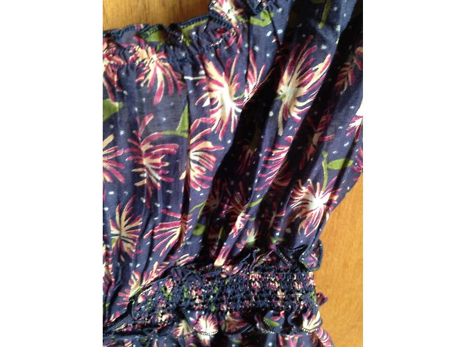 Sportmax Bluse aus Seide und Baumwolle Blau Mehrfarbig - Ansicht 5