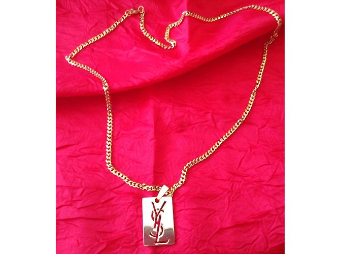 Yves Saint Laurent collana pendente - vista 3