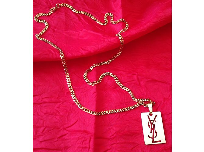 Yves Saint Laurent collana pendente - vista 4