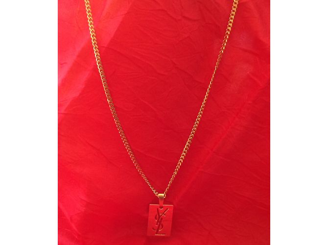 Yves Saint Laurent collana pendente - vista 8