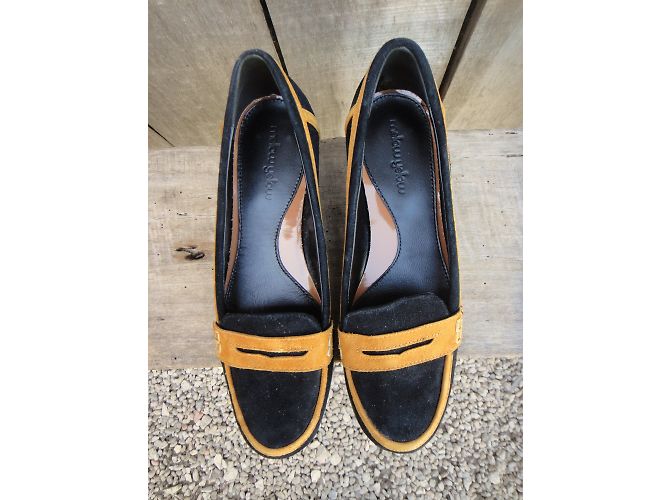 Mocassini Mellow Yellow in pelle nera 39FR - vista 5